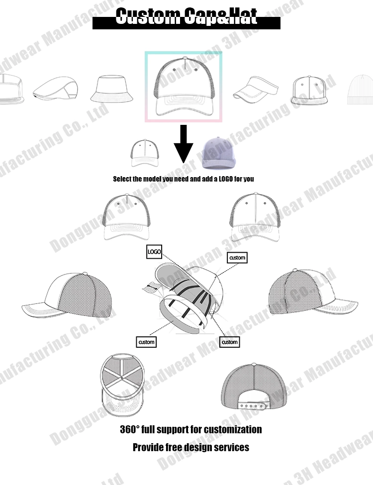 3hcap High Quality Fashion Plain Fitted Baseball Hats Custom Blank Flex Fit Caps Hats